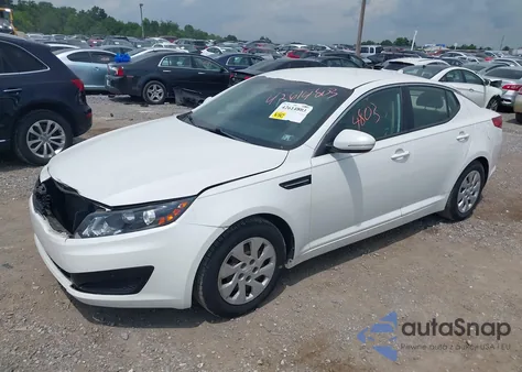 2011 Kia Optima Lx из США, поврежденный, VIN KNAGM4A70B5101029